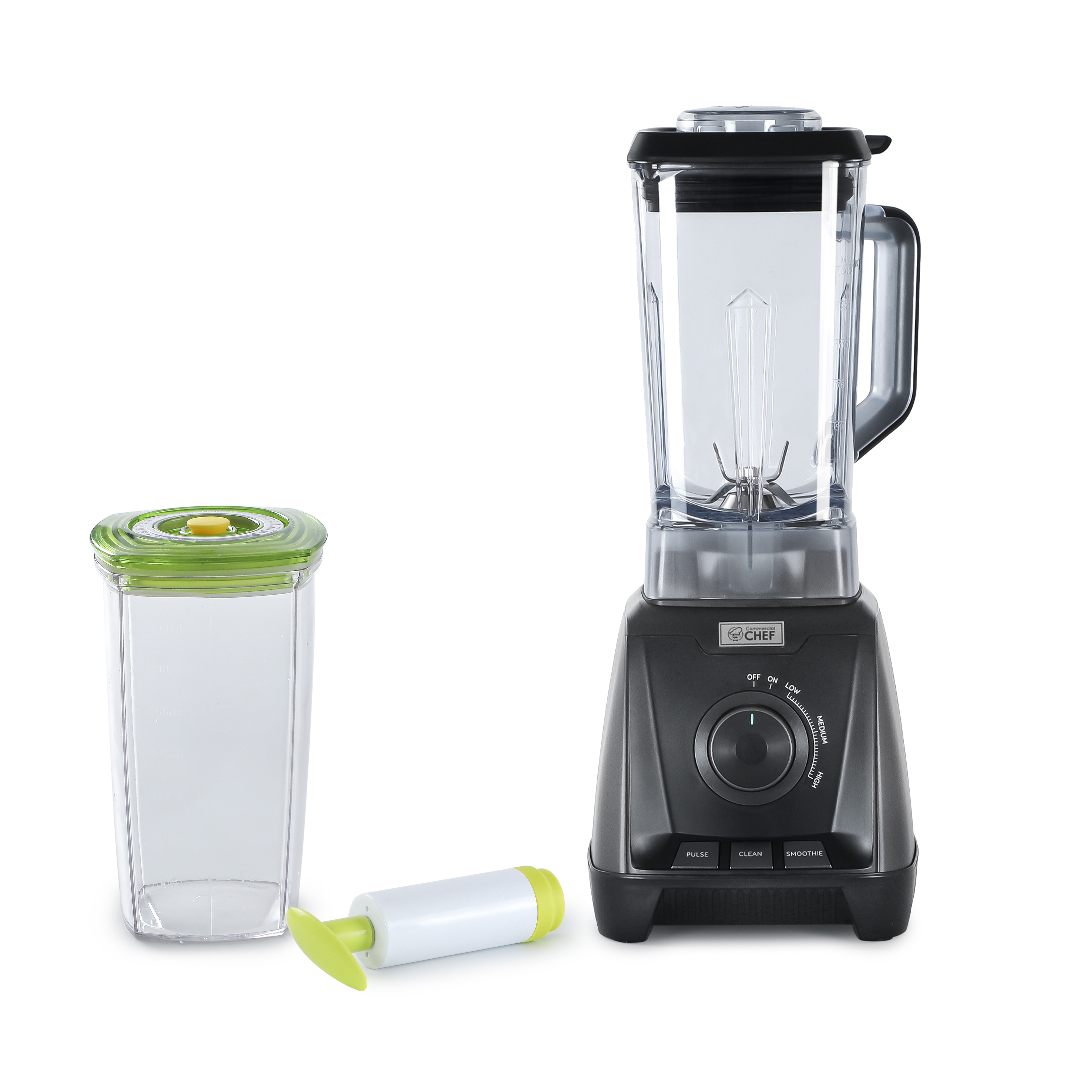 CHB50MB 1.5-Liter High Power Blender with Vacuum Seal Container | Small ...