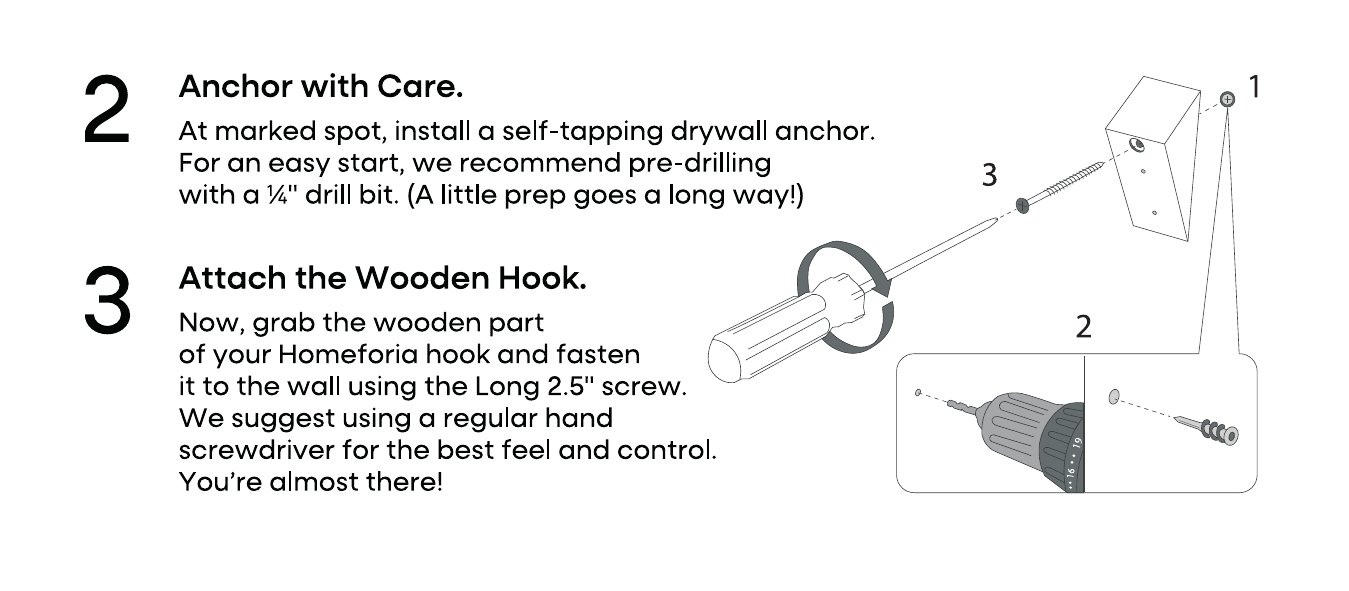 Cliff Wall Hooks installation