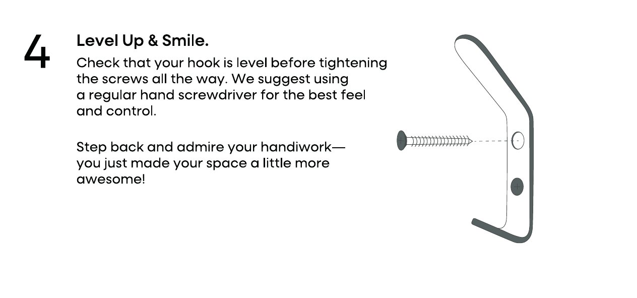 Luna Wall Hooks installation