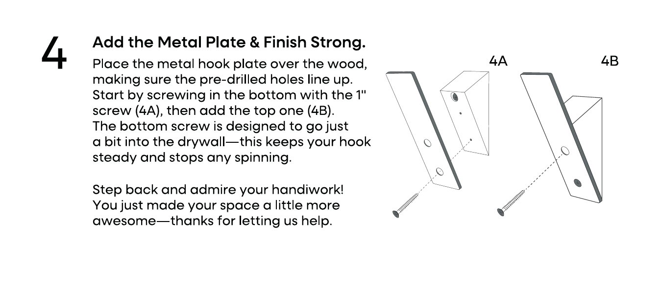 Cliff Wall Hooks installation