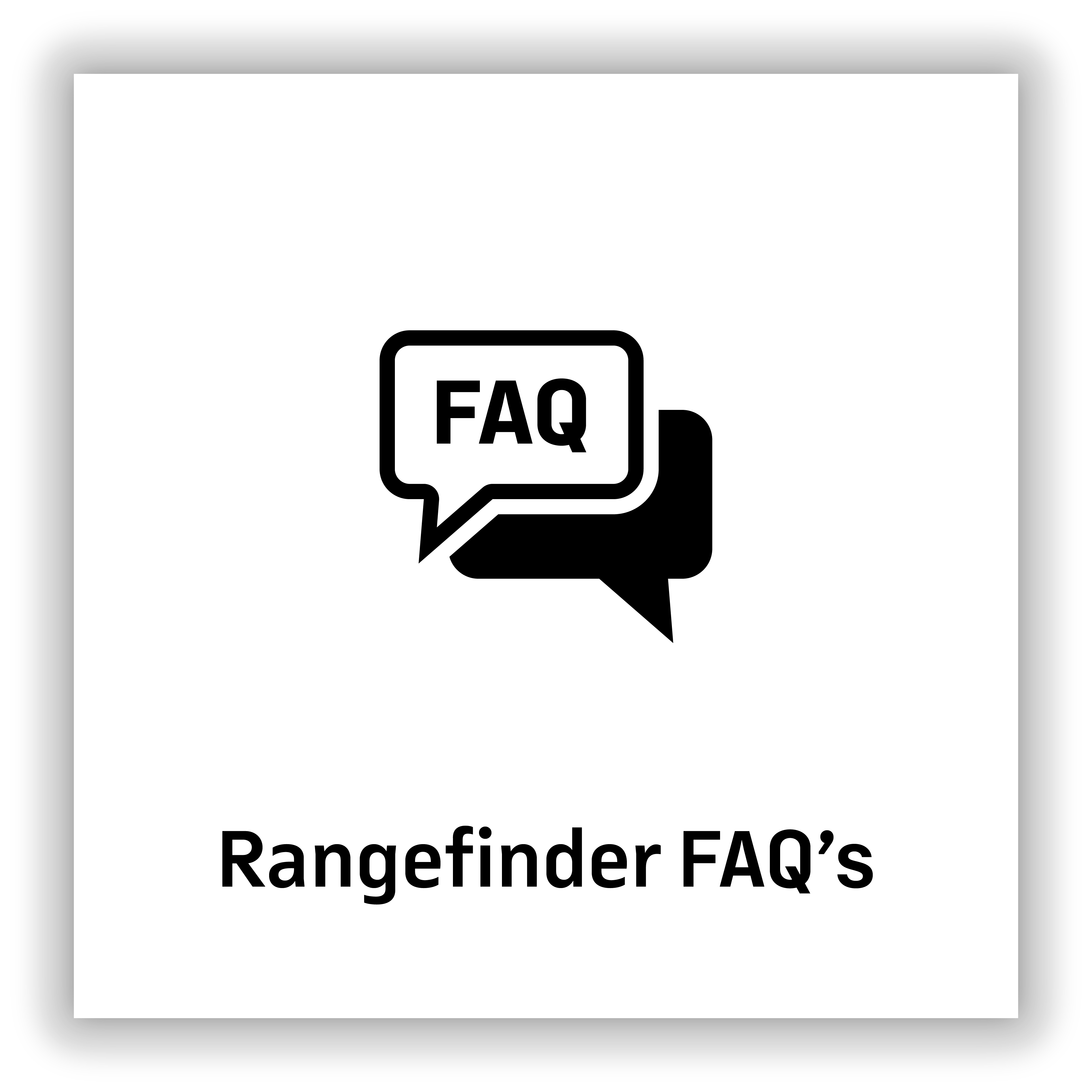 Rangefinder FAQs