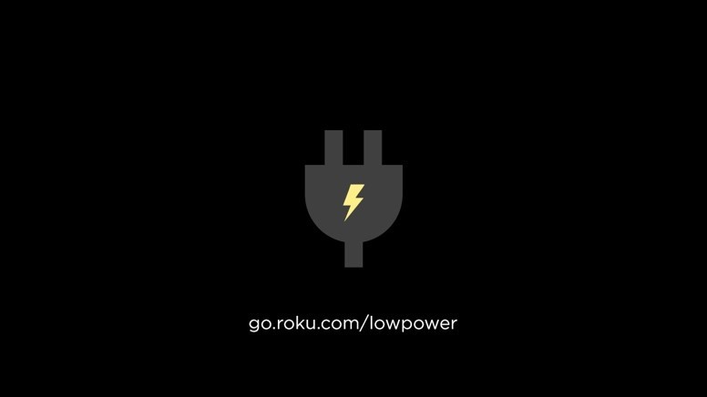 Roku USB low power warning screen