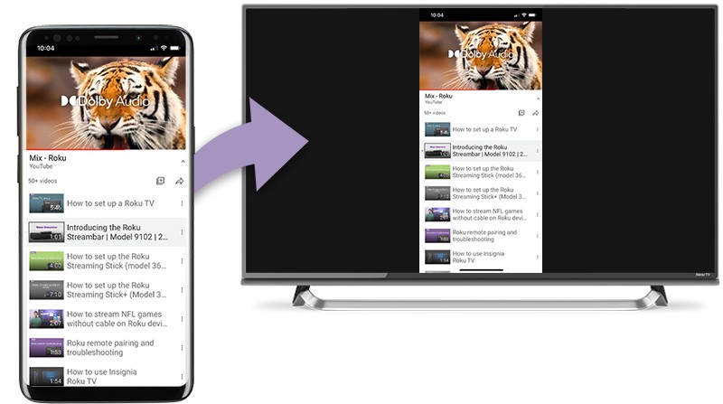 screen mirroring from phone to TV