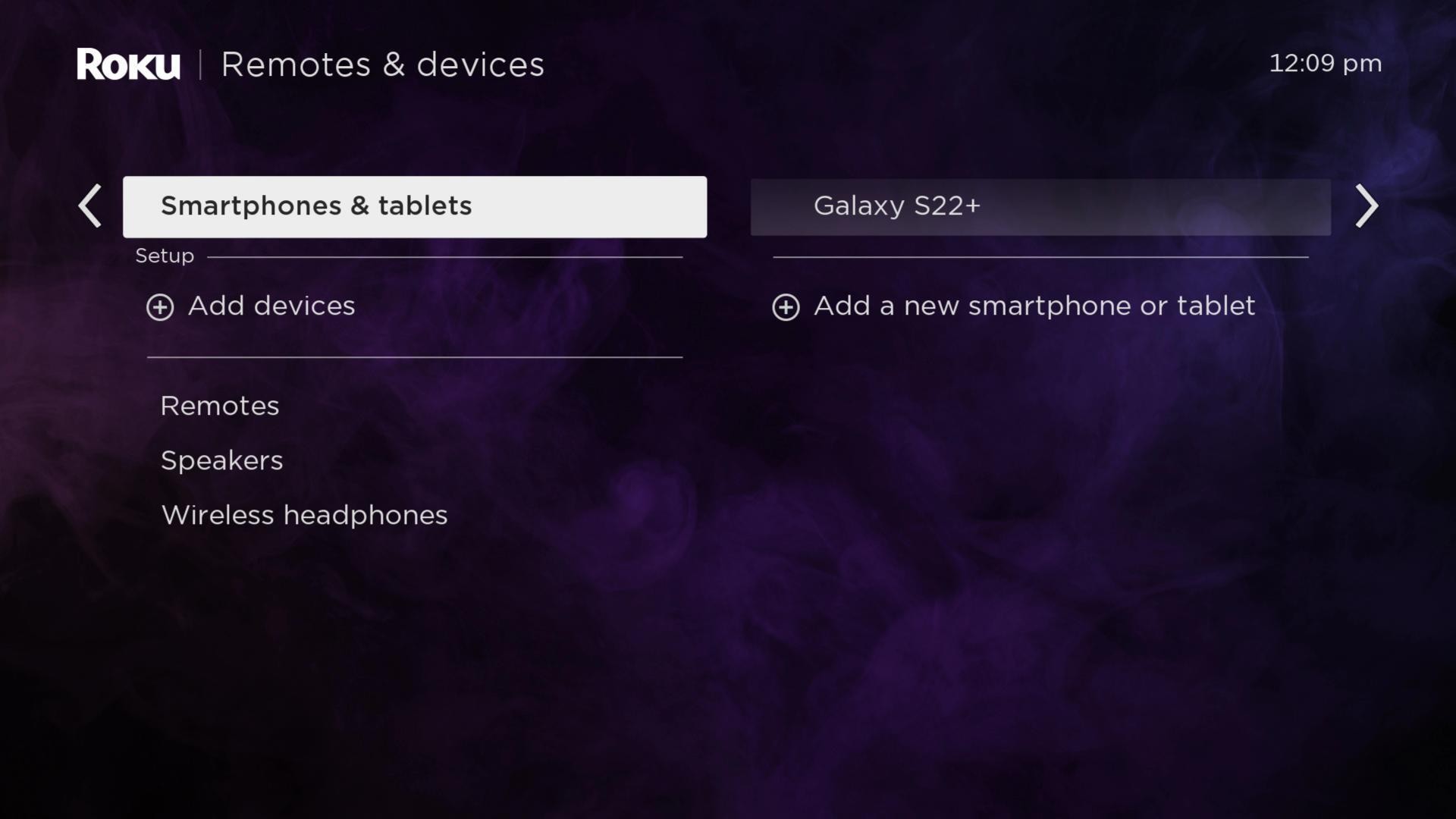 Bluetooth device paired on my Roku device