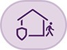 Away Mode icon in the Roku Smart Home mobile app