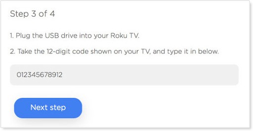 Fourth step to update the software on your Roku TV