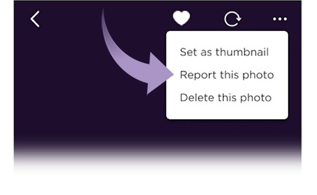 Select Report this photo to flag an inappropriate image