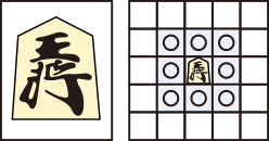 Shogi / Japanese Chess / 将棋 Piece - King, "Osho", 王將